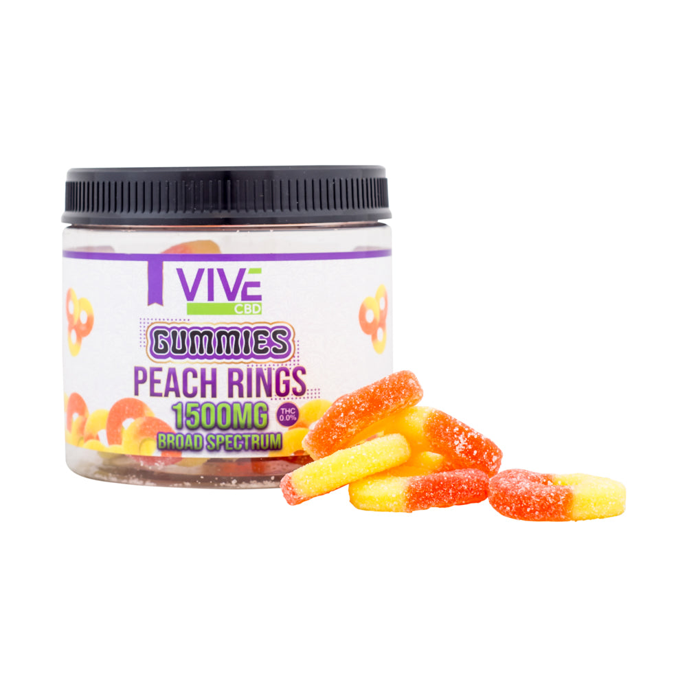 Vive CBD Edible Peach Rings