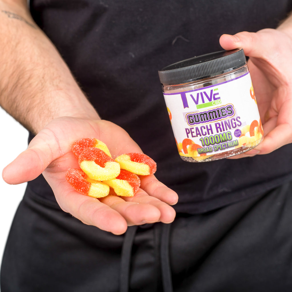 Vive CBD Edible Peach Rings