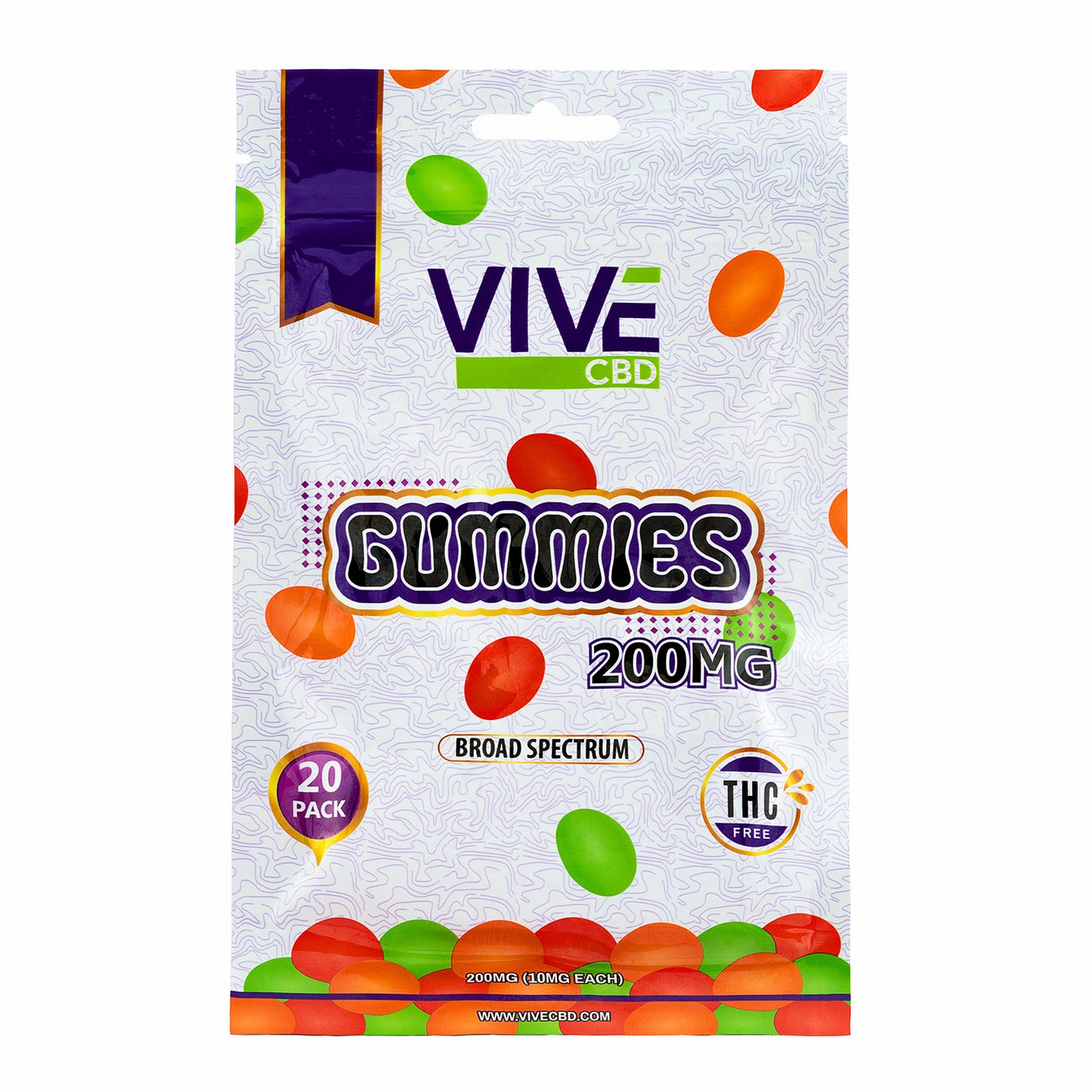 CBD Gummies broad spectrum 200mg